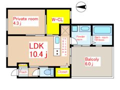 G.MARE Aの間取り画像