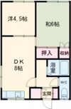 サンシャイン富岡Ⅰの間取り画像