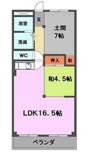 ロイヤル福光の間取り画像