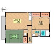 ハイカムールまつもとAの間取り画像