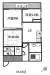 シャトーライフ相模原Ⅰの間取り画像