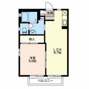 フレグランス上・大沢Cの間取り画像