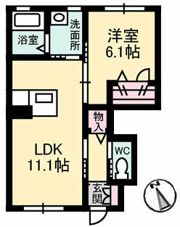 ヴァンベール東雲の間取り画像