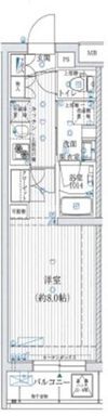 B CITY APARTMENT TOKYO SOUTHの間取り画像