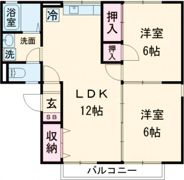 セジュール花立C棟の間取り画像