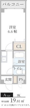 北園ハイツの間取り画像