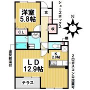 ブルーム住吉Ⅱ A棟の間取り画像