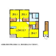 プレシャス3の間取り画像