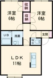 ソシアルコートの間取り画像