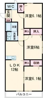 グレートハイムの間取り画像