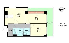 ウィステリア神戸湊川の間取り画像