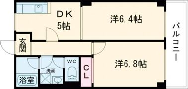 ウィステリア神戸湊川の間取り画像