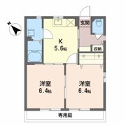 ロジーナ中郷 Bの間取り画像