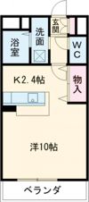 サクシード三日市の間取り画像