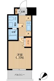 エコロジー潮見レジデンスの間取り画像
