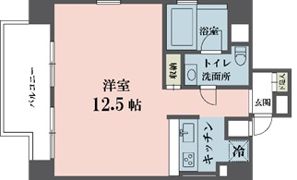 アムス四谷三丁目の間取り画像