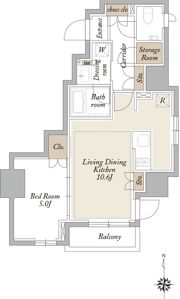 KDXレジデンス三鷹の間取り画像