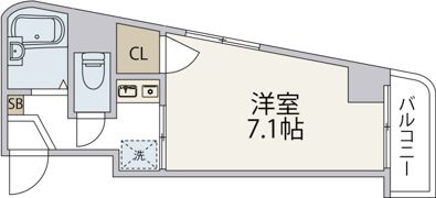 ソフィアコート住吉の間取り画像