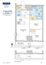 プラウドフラット四谷三丁目の間取り画像