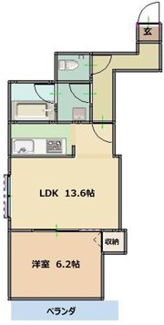 スプレンドール畑江の間取り画像