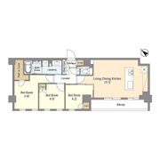 グランカーサ瑞江の間取り画像