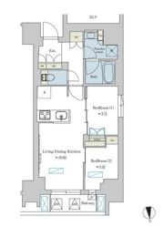 Brillia ist 浅草の間取り画像