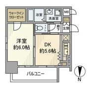 エステムプラザ名古屋駅前プライムタワーの間取り画像