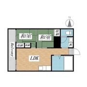 プリンセス片野Ⅱの間取り画像