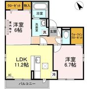 セジュール田尾 C棟の間取り画像