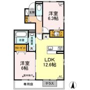 Dーroom畑賀の間取り画像
