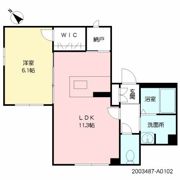 ヴォーグテラス志手の間取り画像