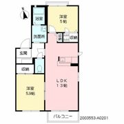 グリーンウェーブの間取り画像