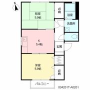 エスピーハウス三重 A棟の間取り画像