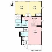 リバティ三川の間取り画像