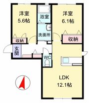 カーサ レジオの間取り画像