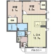 グリュック ドルフの間取り画像