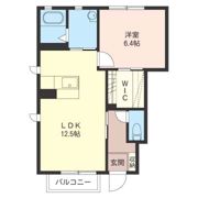 コモア浅香Bの間取り画像