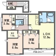 カーサ アンビエラの間取り画像