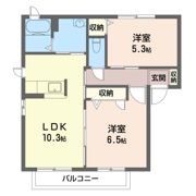 グリーンパークAの間取り画像