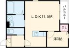 LECOCON桑名Ⅳの間取り画像