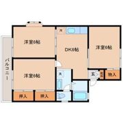 ブーケ・ド・ツルマキAの間取り画像