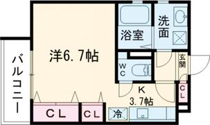 クレアール郡山Ⅰの間取り画像