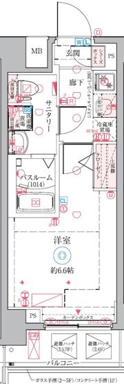 クレヴィスタ横浜矢向の間取り画像