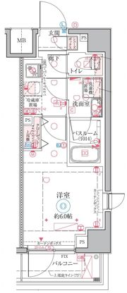 クレヴィスタ横浜天王町の間取り画像