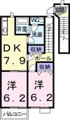 パラドール 里山の間取り画像