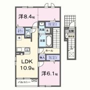グランビスタ初月の間取り画像