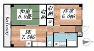 南八幡ガーデンビレッジの間取り画像