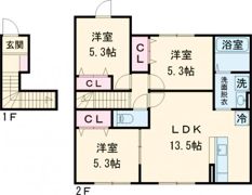 first sky C C棟の間取り画像