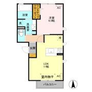 カーサ グランデの間取り画像