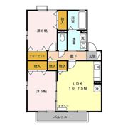 ロジュマン マエバラDEFの間取り画像